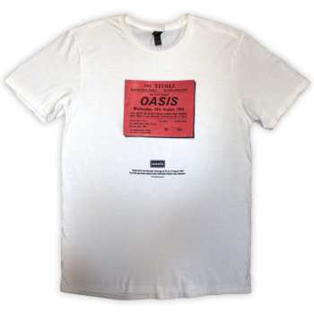 Merch Oasis: T-shirt Definitely Maybe Ticket Stub