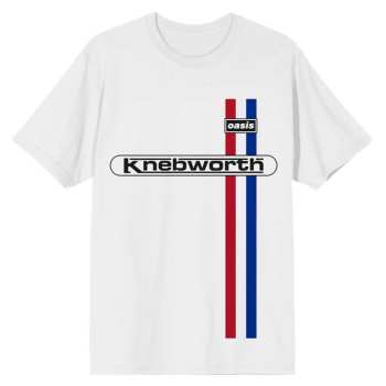 Merch Oasis: T-shirt Knebworth Vertical Stripe
