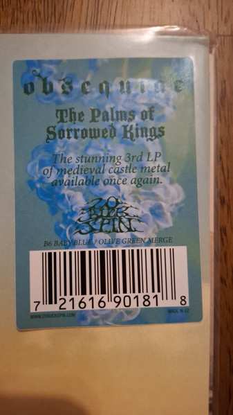LP Obsequiae: The Palms Of Sorrowed Kings CLR