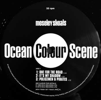 2LP Ocean Colour Scene: Moseley Shoals
