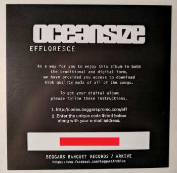 2LP Oceansize: Effloresce CLR