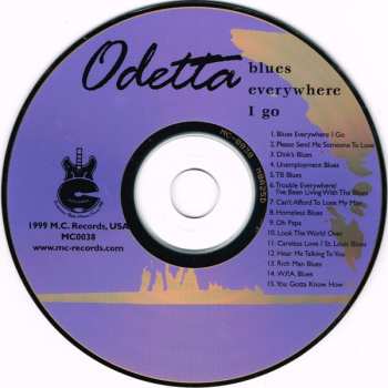 CD Odetta: Blues Everywhere I Go