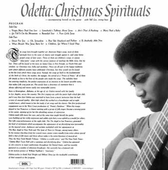 LP Odetta: Christmas Spirituals PIC