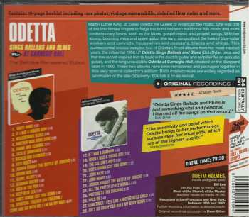 CD Odetta: Sings Ballads and Blues Plus At Carnege Hall