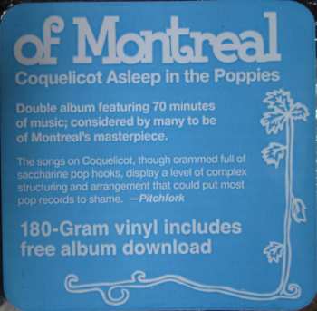 2LP Of Montreal: Coquelicot Asleep In The Poppies: A Variety Of Whimsical Verse