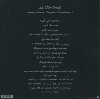 2LP Of Montreal: Hissing Fauna, Are You The Destroyer? CLR