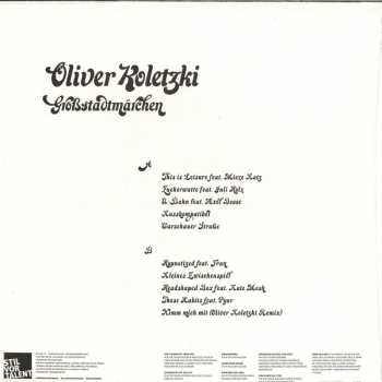 LP Oliver Koletzki: Großstadtmärchen