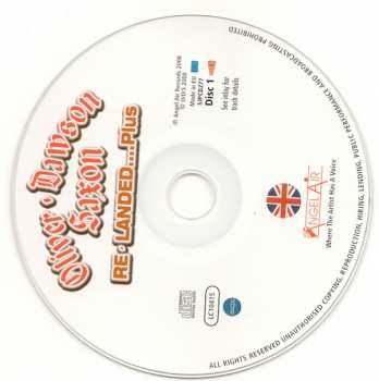 2CD Oliver/Dawson Saxon:  Re/Landed...Plus