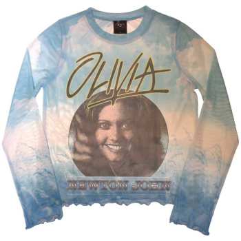 Merch Olivia Newton-John: Dames Long Sleeve T-shirt Circle Photo