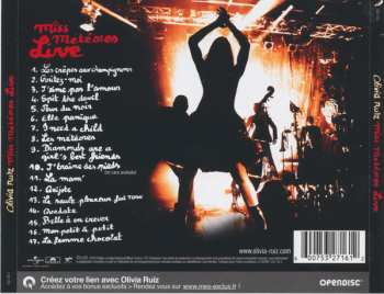 CD Olivia Ruiz: Miss Météores Live