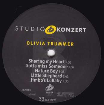 LP Olivia Trummer: Studio Konzert LTD | NUM