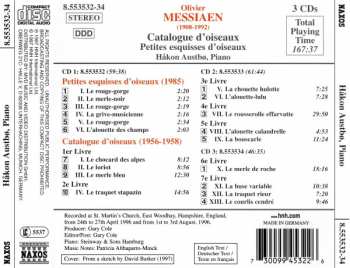 3CD Olivier Messiaen: Catalogue D'Oiseaux, Petites Esquisses D'Oiseaux