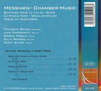 CD Olivier Messiaen: Chamber Music