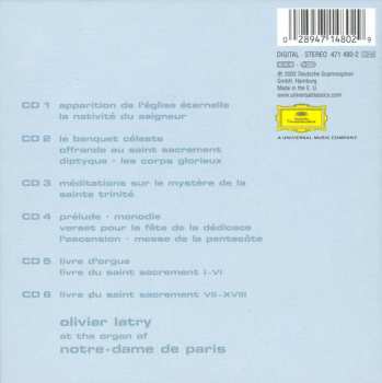 6CD/Doos Olivier Messiaen: Complete Organ Works