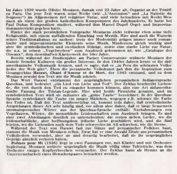 CD Olivier Messiaen: Harawi - Poèmes Pour Mi (I)