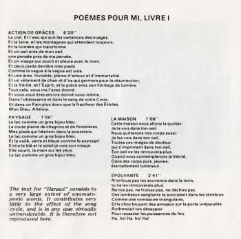 CD Olivier Messiaen: Harawi - Poèmes Pour Mi (I)