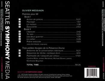 CD Seattle Symphony Orchestra: Poèmes Pour Mi; Trois Petites Liturgies de la Présence Divine