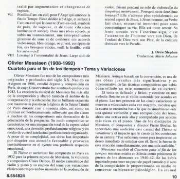 CD Olivier Messiaen: Quartet For The End Of Time / Theme And Variations