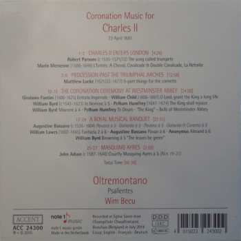 CD Oltremontano: Coronation Music For Charles II