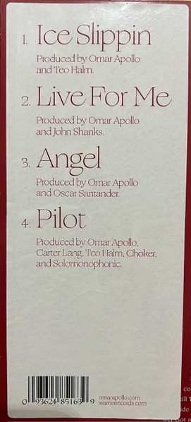 LP Omar Apollo: Live For Me CLR