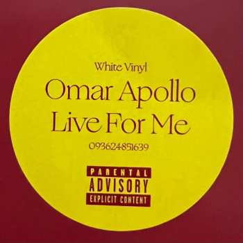 LP Omar Apollo: Live For Me CLR