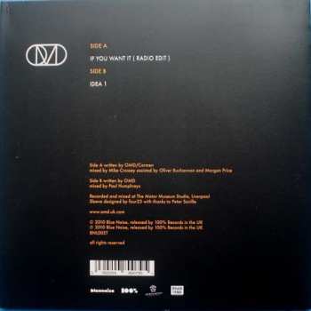 SP Orchestral Manoeuvres In The Dark: If You Want It