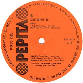 LP Locomotiv GT: Kisstadion '80