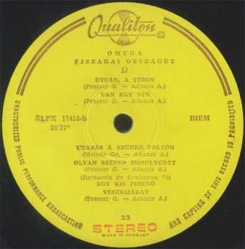 LP Omega: Éjszakai Országút