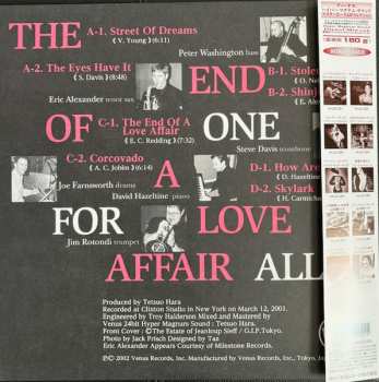 2LP One For All: The End Of A Love Affair LTD