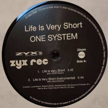 LP One System: Life Is Very Short