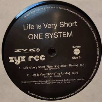 LP One System: Life Is Very Short