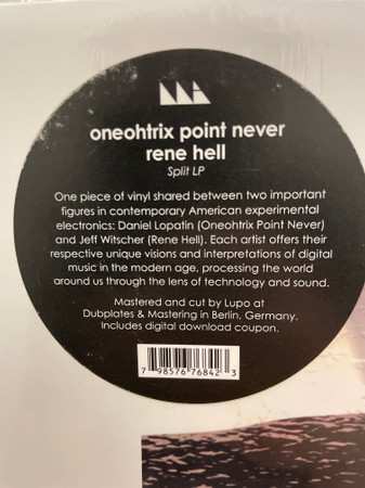 LP Oneohtrix Point Never: Music For Reliquary House / In 1980 I Was A Blue Square