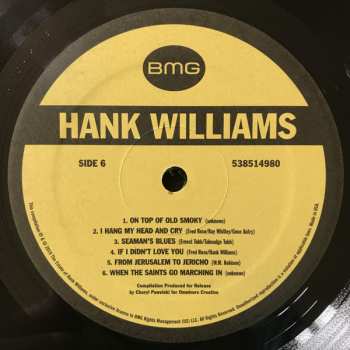 3LP Hank Williams: Only Mother's Best