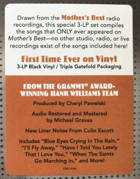 3LP Hank Williams: Only Mother's Best