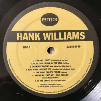 3LP Hank Williams: Only Mother's Best