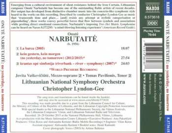 CD Lithuanian National Symphony Orchestra: No Yesterday, No Tomorrow