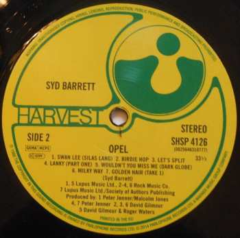 LP Syd Barrett: Opel