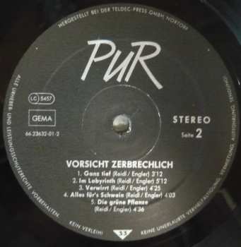 LP Opus: Vorsicht Zerbrechlich LTD | CLR