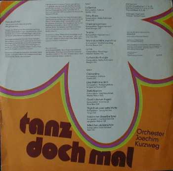 LP Orchester Joachim Kurzweg: Tanz Doch Mal