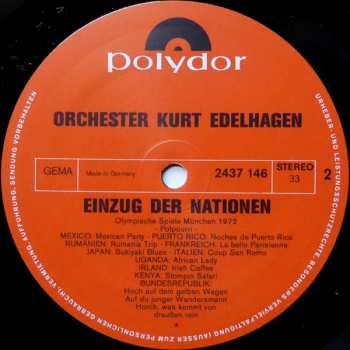 2LP/Doos Orchester Kurt Edelhagen: Einzug Der Nationen
