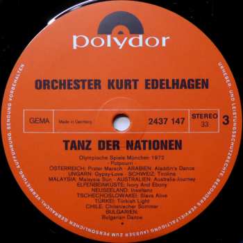 2LP/Doos Orchester Kurt Edelhagen: Einzug Der Nationen
