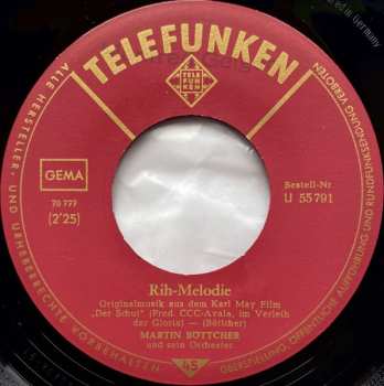 SP Martin Böttcher & Sein Orchester: Schut-Melodie / Rih-Melodie