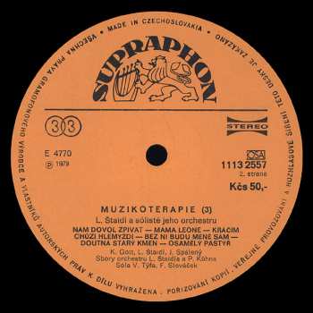 LP Orchestra Ladislav Štaidl: Muzikoterapie 3