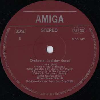 LP Orchestra Ladislav Štaidl: Orchester Ladislav Štaidl