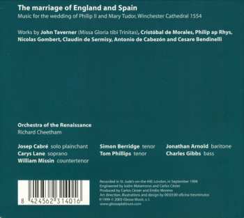 CD Orchestra Of The Renaissance: The Marriage Of England And Spain