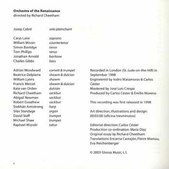 CD Orchestra Of The Renaissance: The Marriage Of England And Spain