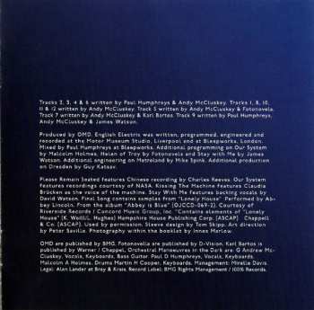 CD Orchestral Manoeuvres In The Dark: English Electric