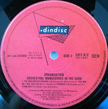 LP Orchestral Manoeuvres In The Dark: Organisation