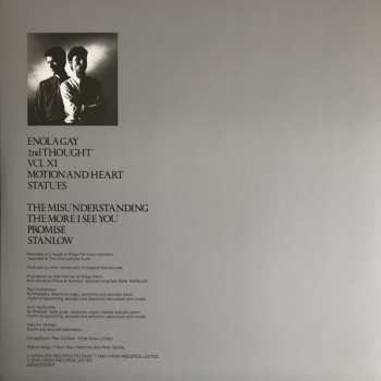 LP Orchestral Manoeuvres In The Dark: Organisation