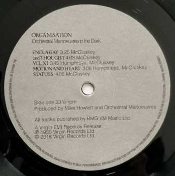 LP Orchestral Manoeuvres In The Dark: Organisation